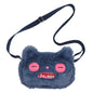 Fuggler Original ALLEY CATS Plush Bag Big Head Ugly Tooth Monster Crossbody Furry Funk Purse Backpack Wallet Storage BagGift