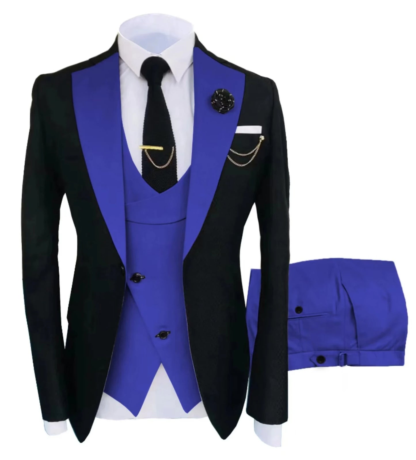 high-quality wedding art ，dress suit for men，3 pieces Blazer Vest And Pants set，performance, Emcee，Groomsmen