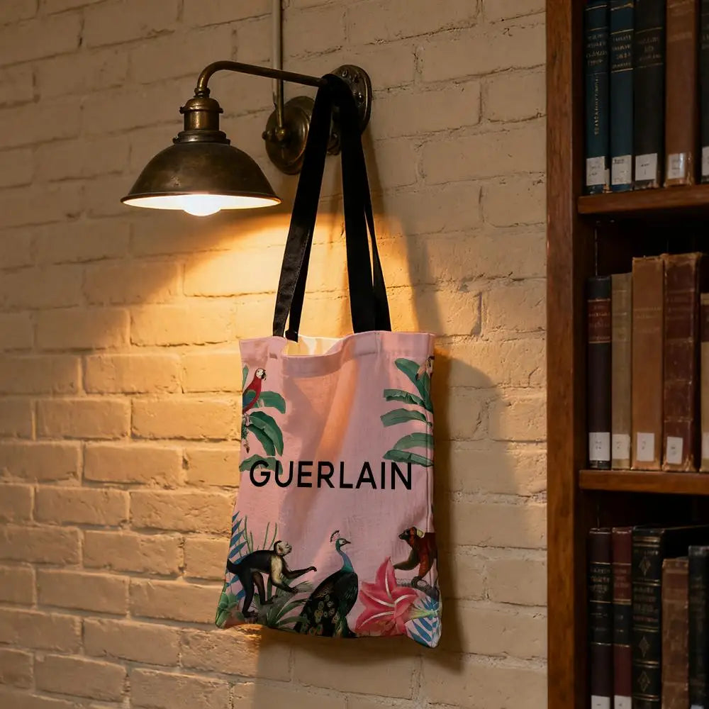 G-GuerlainS BRAND Storage Bags Large Capacity Canvas Bag For Female Students To Hold Books Tote Mommy Bag