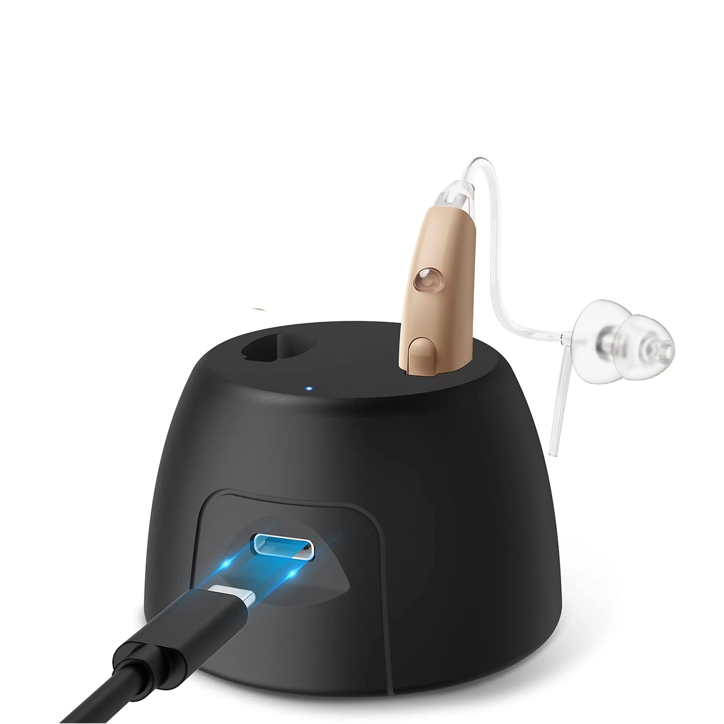 New Model 2023 Mini Rechargeable Hearing Aids RIC 8 channel Digital Hearing Aid Adjustable Sound Amplifier for Deaf Elderly