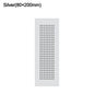 2Pcs/set Aluminum Alloy Vents Cover Rectangle 50/80mm Wide Air Vent Decor Breathable Mesh Louver Ventilation Grille