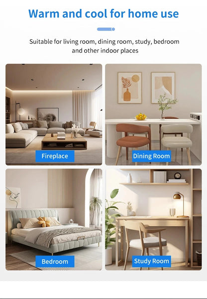 2 In 1 Ceiling Fan Lamps 3 Speeds Adjustable E27 Base Infinitely Dimmable for Living Room Bedroom Study LED Decorative Light