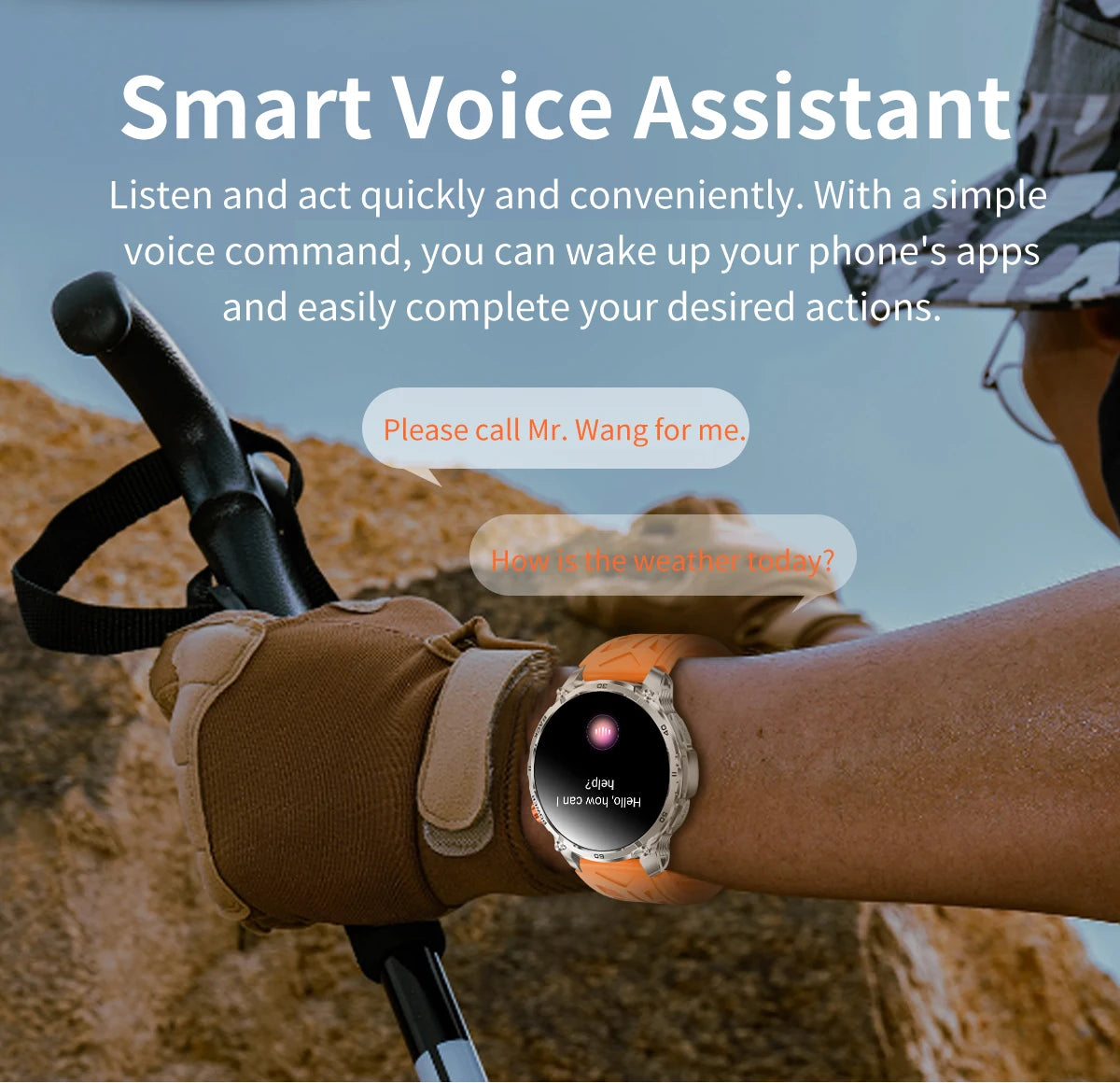 LIGE 2026 Nowy Wojskowy Smartwatch Męski Bateria 1000mAh Wodoodporny 5ATM GPS Rozmowy Bluetooth Wyświetlacz AMOLED Sportowy Smartwatch dla Mężczyzn