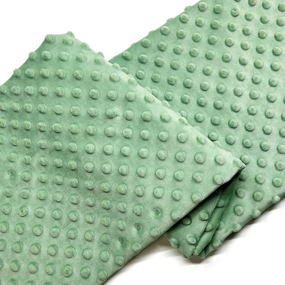 Minky Dot Fabric For Baby Comfort Blankets 1mm Pile Length Polyester Single Sided Swaddle Baby Crying Comfort Plush Fabric