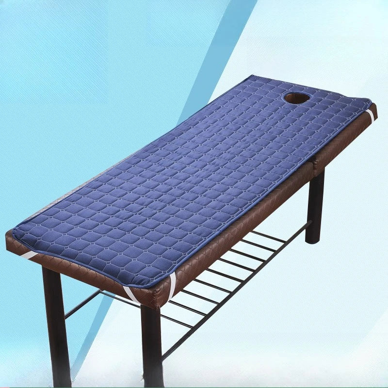 Winter Beauty Salon Non-slip Solid Color SPA Massage Bed Mat Essential