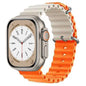 Ocean Strap for apple watch Band 44mm 40mm 45mm 41mm 49mm 46mm silicone correas bracelet iWatch series 7 5 6 3 se 8 Ultra 2 9 10