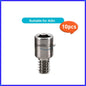 5PCS Dental Bridge Ti Screws  M1.4 Osstem Regular Mini Multi Unit Screw Adin Dentium ITI Anthogyr Dental Implant MUA Screws