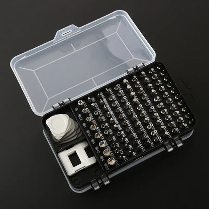 115 Pcs Watch Computer Mobile Phone Disassembly Repair Hardware Tools Screwdriver Set Tool Kit Plum Blossom Screw Repair Tools