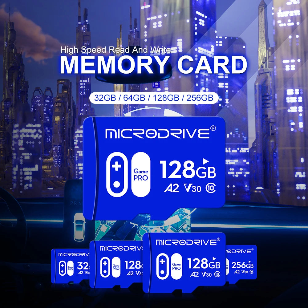 V30 U3 High Speed Memory Card 32GB 64GB 128G 256GB Flash UHS-3 Micro Mini SD Card For 4K Camera / TV / Nintendo Game / Gopro UAV
