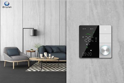 Qiumi Smart Wifi Knob Thermostat  Smart Life APP Control Works with Alexa Google Home