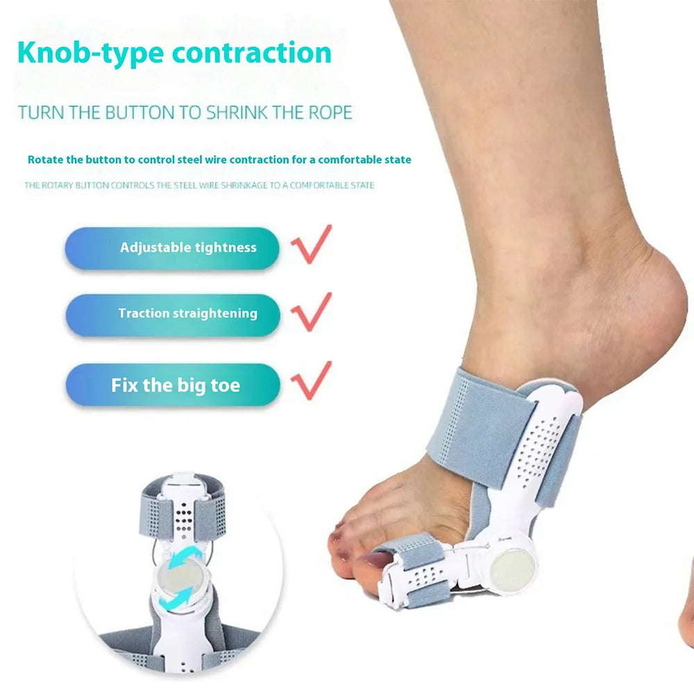 Bunion Splint Big Toe Straightener Hallux Valgus Correction Orthotics Foot Bone Thumb Adjuster Correction Bunions Corrector