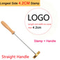 Custom Branding Iron Personalized LOGO Stamp for Woodworking Steak BBQ Leather Craft Brass Heating Tool DIY Steak Burger Wood