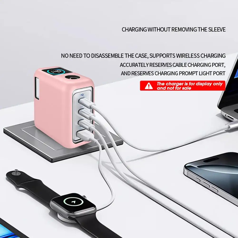 Soft Silicone Protective Case For Anker Zolo 140W Power Bank Portable Travel Shockproof Waterproof Carrying Protective Case