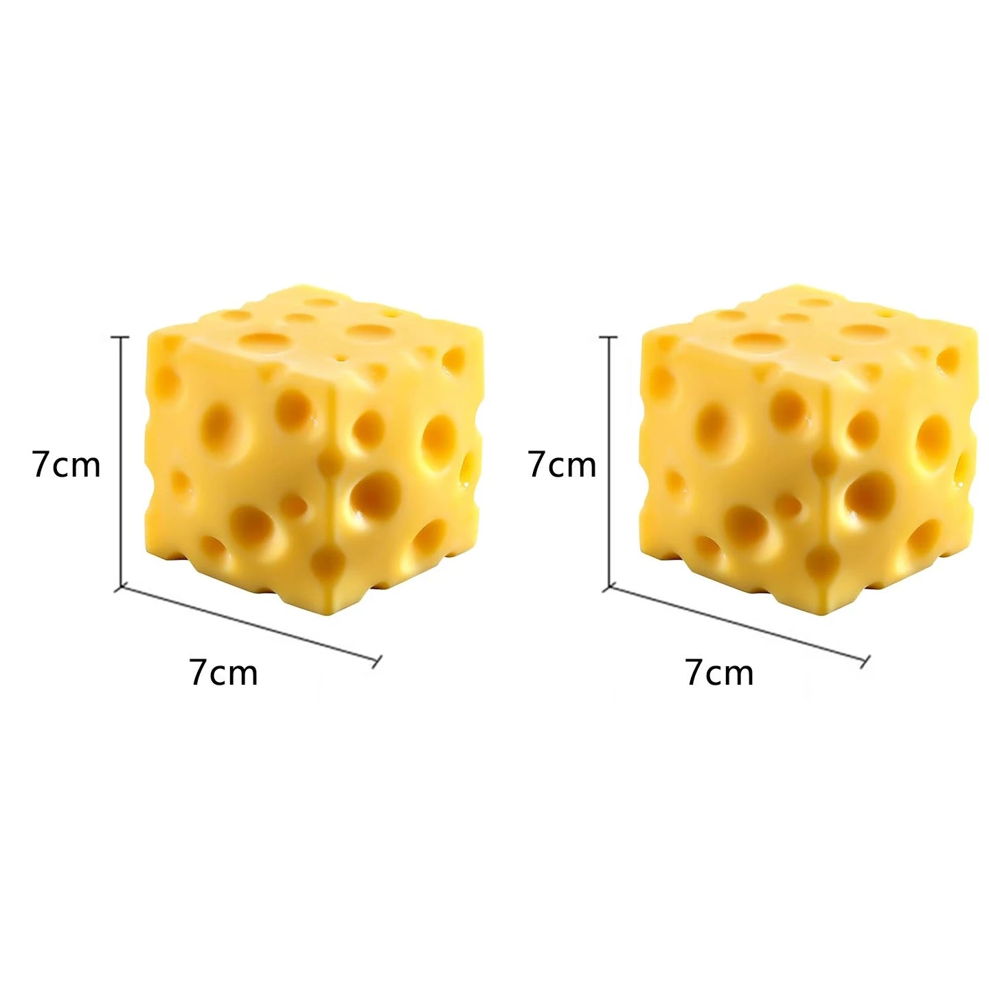 Simulate Cheese Squeeze Toy Slow Rebound Pinching Office Decompression Slow Rebound Cheese Pinching Ornament Relax Decompress