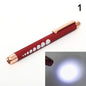 ★★★LED Medical Penlight Flashlight With Pupil Gauge Pocket Clip Pen Light For Doctor Nurse Diagnosis
