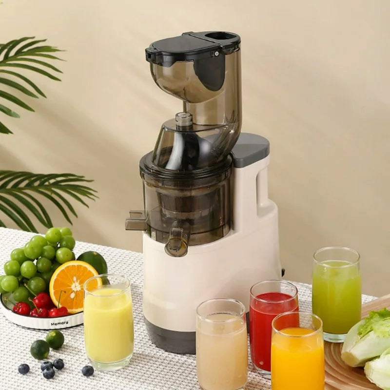 220V Automatic Juice Extractor Home Slag  Separation Ginger Fruit Vegetable Juice Extractor Multifunctional Fruit Slow Juicer