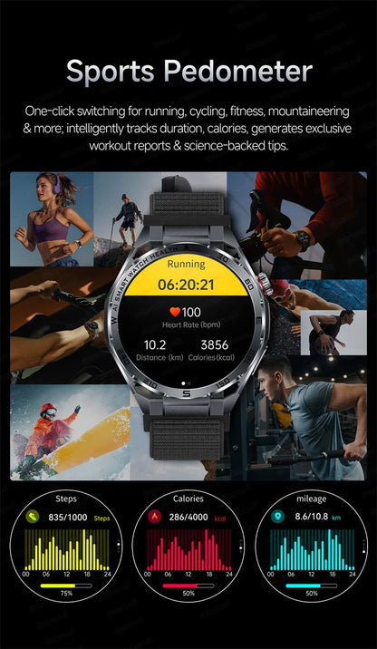 Smartwatch ECG High-End dla mężczyzn Ciśnienie krwi Lipidy Tlen we krwi Analiza ciała Kwas moczowy Monitor Zdrowia Smartwatch dla mężczyzn i kobiet