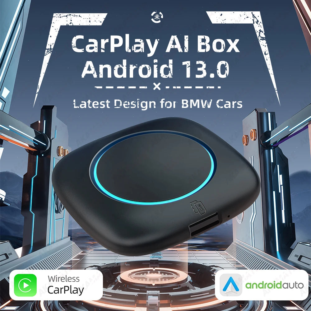 Wireless CarPlay for BMW ID6 ID7 ID8 ID9 OEM Wireless CarPlay Android Auto AI Box Intelligent System Android 13 4+64GB 8+256GB