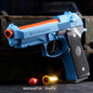 Csnoobs 2011 Continuous Shooting Toy Gun For Outdoor Games Hanging Shell Pistol Radish Gun Revolver Birthday Gift