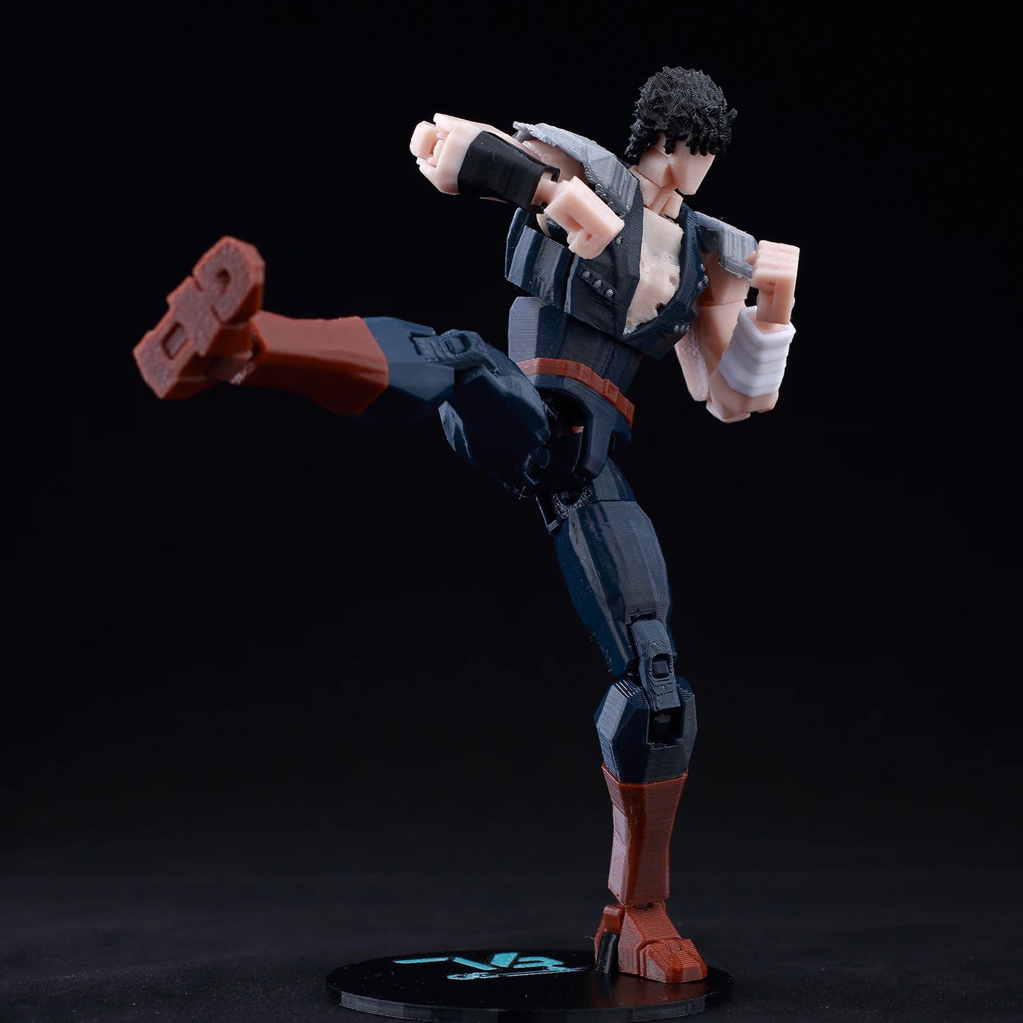 9L3D Multi-joint Articulated Anime Figures Saitama Kenshiro One Punch Man Fist North Star Chainsaw Man Dummy 13 Collectible Toys