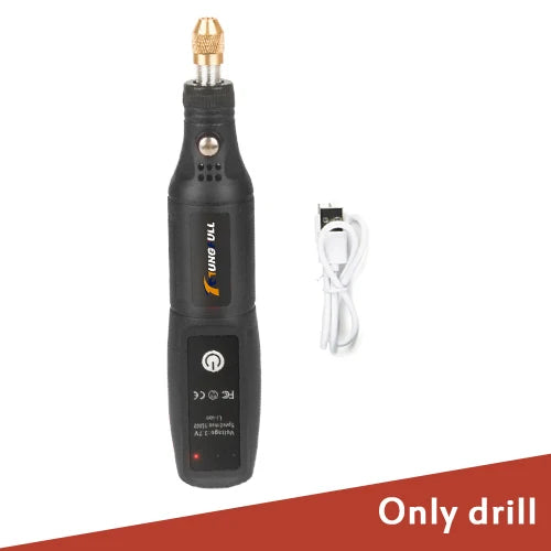 Cordless Mini Electric Rotary Tool Set 16000RPM USB Charging Engraving Pen Electric Drill Dremel Tools Jewelry Metal Polishing