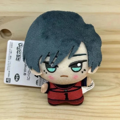 10cm New Blue Lock Plush Pendant KeyChain Yoichi Isagi Nagi Seishiro Mikage Reo Rin Itoshi Itoshi Sae Doll Toy Gift