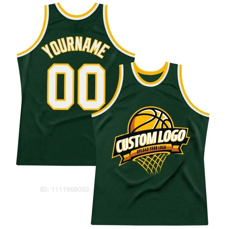 Stylish Men Custom Name Number Pattern Tank Top 3D Printed Basketball Jersey Summer Loose Sports O-Neck Tee Vest