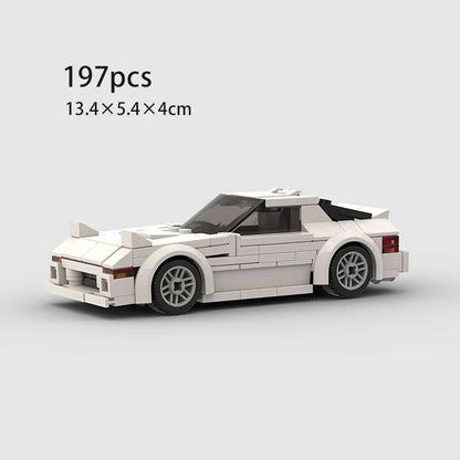 City Technical Speed World Famous Car Building Blocks Racing Fast And Furious Moc Brick Vehicle A80 Supra V2 Toys Kid