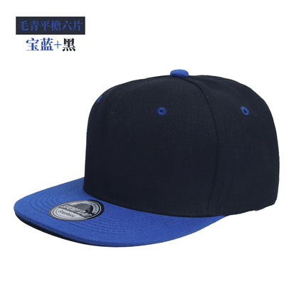 Custom Logo Snapback Caps Men Hip Hop Male Bone Baseball Cap Unisex Solid Color Cotton Adjustable Rock Band Flat Hats Visor Hat