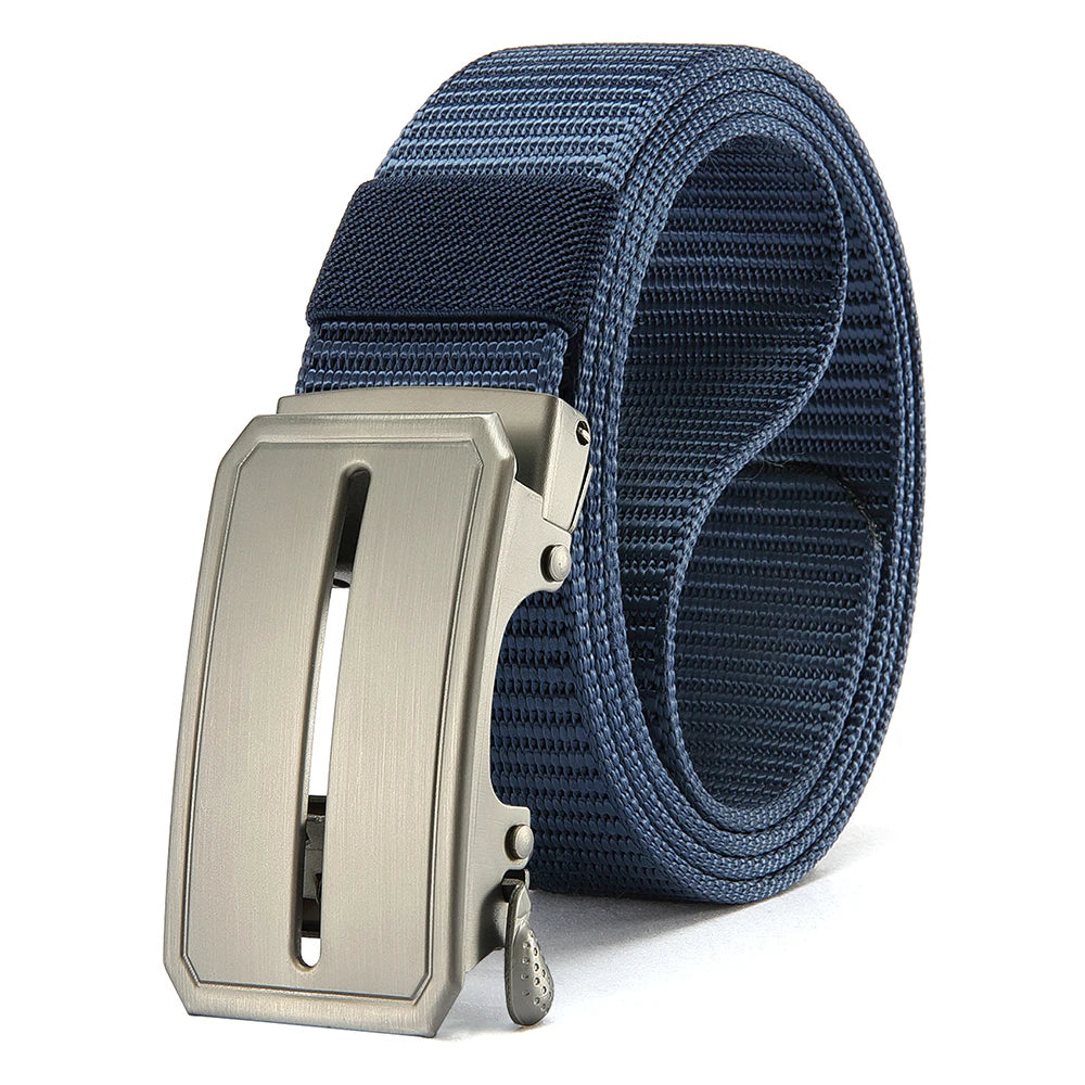 Automatic Buckle Light Comfortable Nylon Military Belt Outdoor Hunting Multifunctional Tactical Canvas Belt High Quality Men Bel