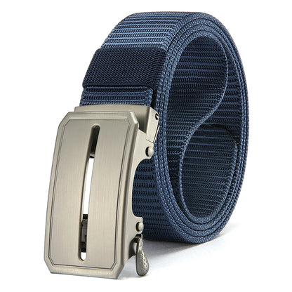 Automatic Buckle Light Comfortable Nylon Military Belt Outdoor Hunting Multifunctional Tactical Canvas Belt High Quality Men Bel