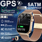 2026New Military Dual-band GPS Smart Watch Compass IP68K Waterproof Bluetooth Call Heart rate Sports Smart Watch For IOS Andriod