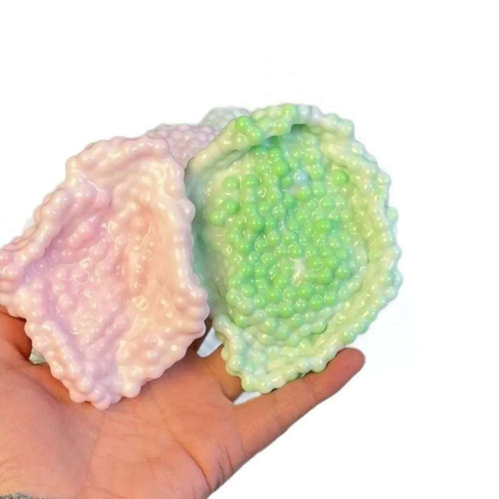 New Shapeable Vacuum Squishy Slow Rising Noisy Sand Squeeze Toy Soft Anxiety Relief Sensory Toys for Stress Relief
