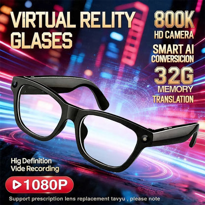 2026 New Smart Glasses Women Video Record Camera Bluetooth Call Music Playback Language Translation Music Sunglass Men Businesst