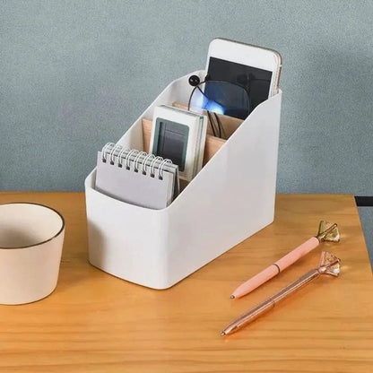 Remote Control Organizer TV Remote Holder For Table Multipurpose Desktop Storage Box Bedroom Living Room Organizer