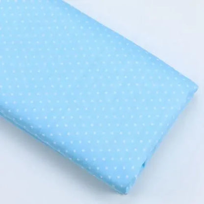 160x50cm Pure Cotton Twill Polka Dots Dot Cloth Baby Gown Bedding Quilt Fabric All-Match Sewing Cloth for Home Decor