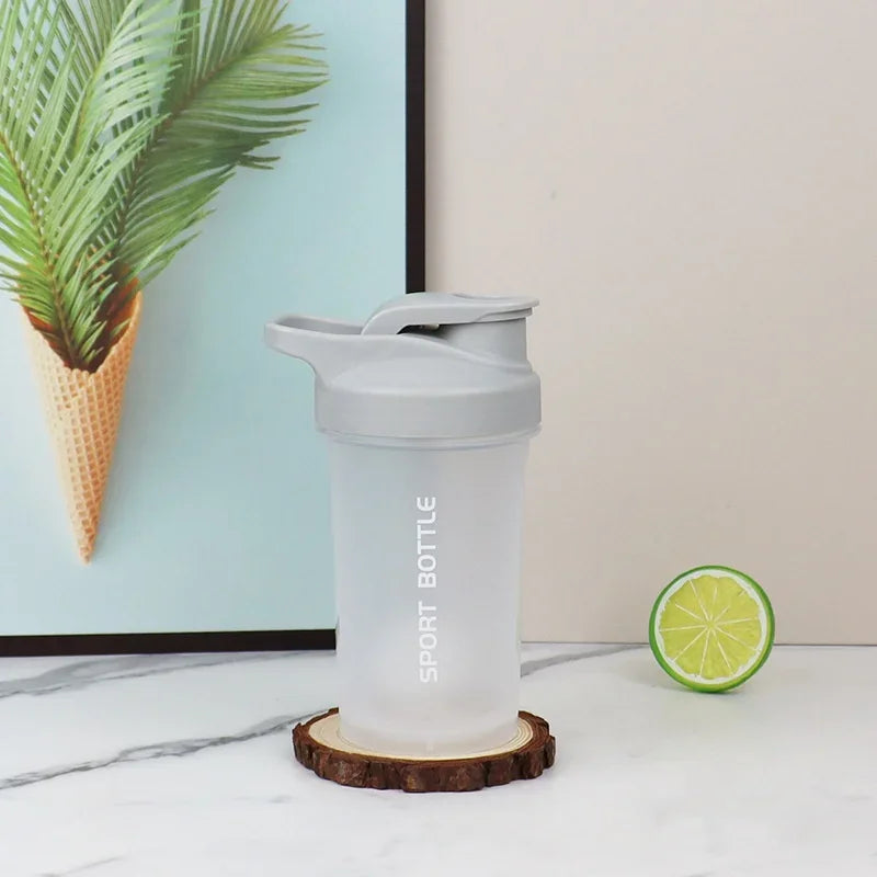 300ml Portable Protein Shaker Bottle, Leak Proof Water Bottle for Gym Outdoor Fitness Training, Sport Mixing Cup