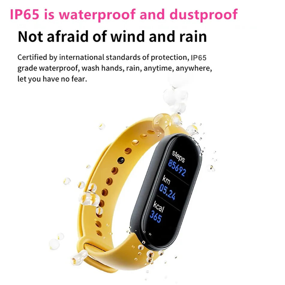Lenovo Waterproof Smart Watch MenWomen Fitness Smart Bracelet Sports Band Heart Rate Blood Pressure Monitor Multi-function Watch