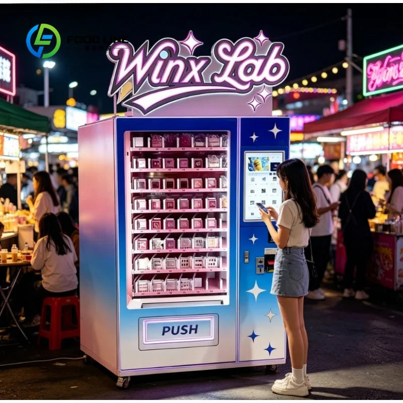 Touch Screen Eyelash Earring Vending Machine AI Virtual Trial Card Reader for Shopping Mall Retail Free Custom Stickers