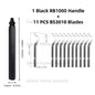 Deburring Tool Set RB1000 with Swivel Blades 1 or 11 PCS BS1010 BS1018 BK3010 BS3010 Metal Handle Deburr Tool Edge Burr Remove