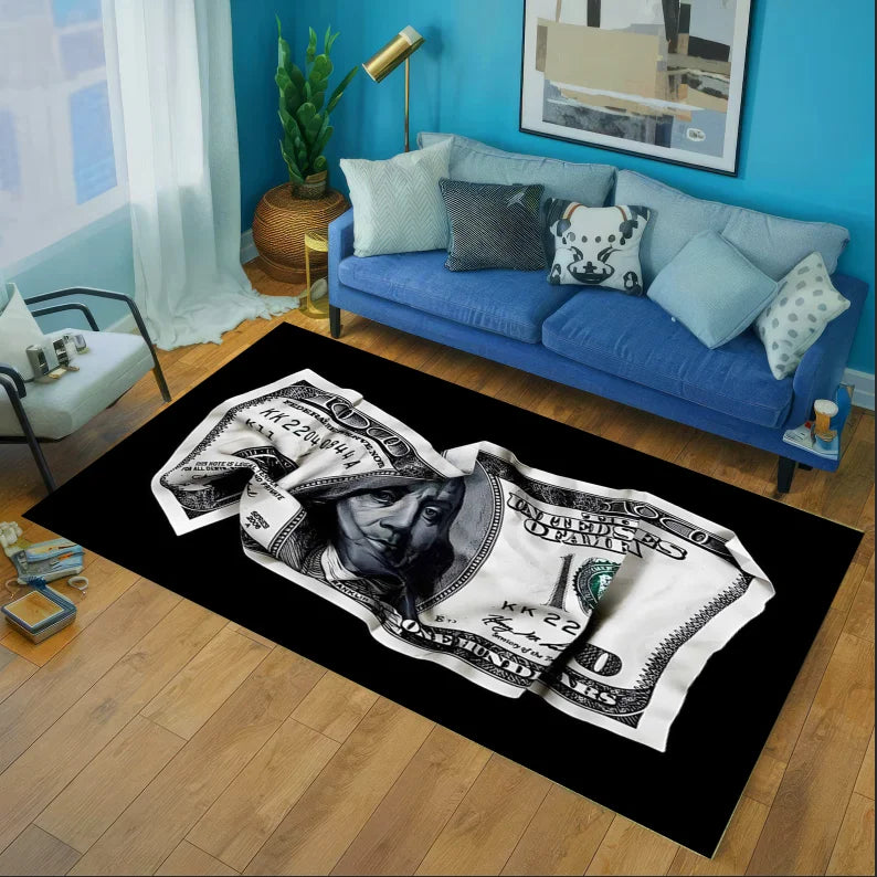 Dollar Rug Money Rug Kitchen Rug Runner Rug Kitchen Runner Rug Dollar Runner Rugs Money Runner Rug Funny Rug Runner Rugs