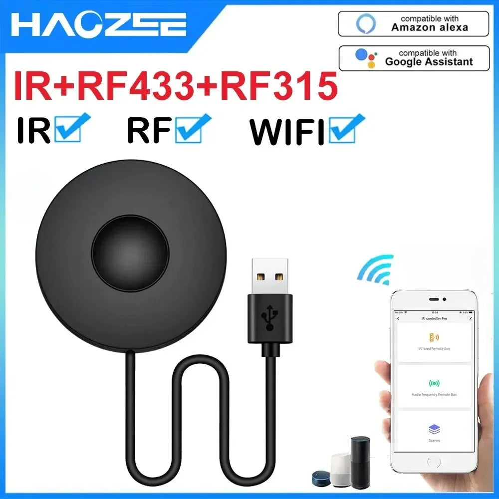 Tuya Smart Wifi RF IR Remote Control Smart Home for Air Conditioner ALL TV LG TV Support Alexa Google Home
