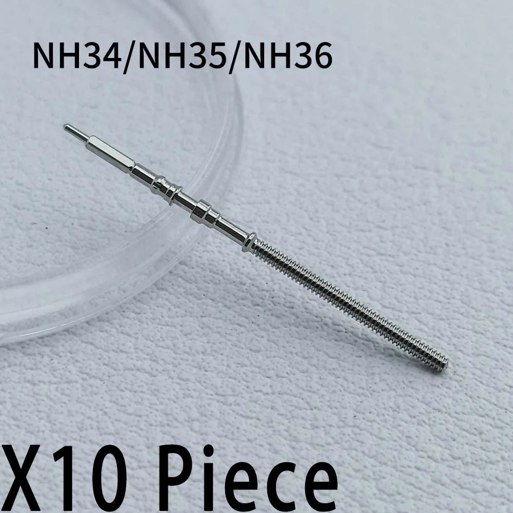 10Pcs/3Pcs NH35 Stems Movement Watch Stem Crown Kit Watch Parts For NH34 NH35 NH36 VK63 Miyota8215 Stem Spare Parts High Quality