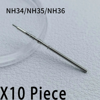 10Pcs/3Pcs NH35 Stems Movement Watch Stem Crown Kit Watch Parts For NH34 NH35 NH36 VK63 Miyota8215 Stem Spare Parts High Quality