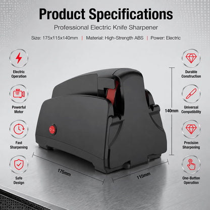 120#-1000# Grit Electric Belt Knife Sharpener for Household, Sanding Belt System, Sharpens & Repairs Quickly