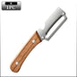 Multifunctional Vegetable Peeler with Sharp Stainless Steel Swivel Blade Wooden Handle and Bottle Opener for Kitchen Fruits