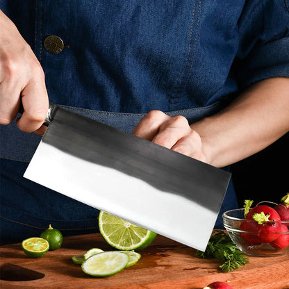 Handmade Forged Chinese Cleaver Knife Ultra Sharp Slicing Filleting Knives Chef Knife for Meat Vegetable Kitchen Cooking Tools