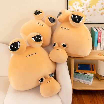 13-40cm My Pet Pou Kawaii Plush Toy Stuffed Animal Game Soft Anime Doll Cotton Sofa Sleeping Pillow Birhday Gift for Children
