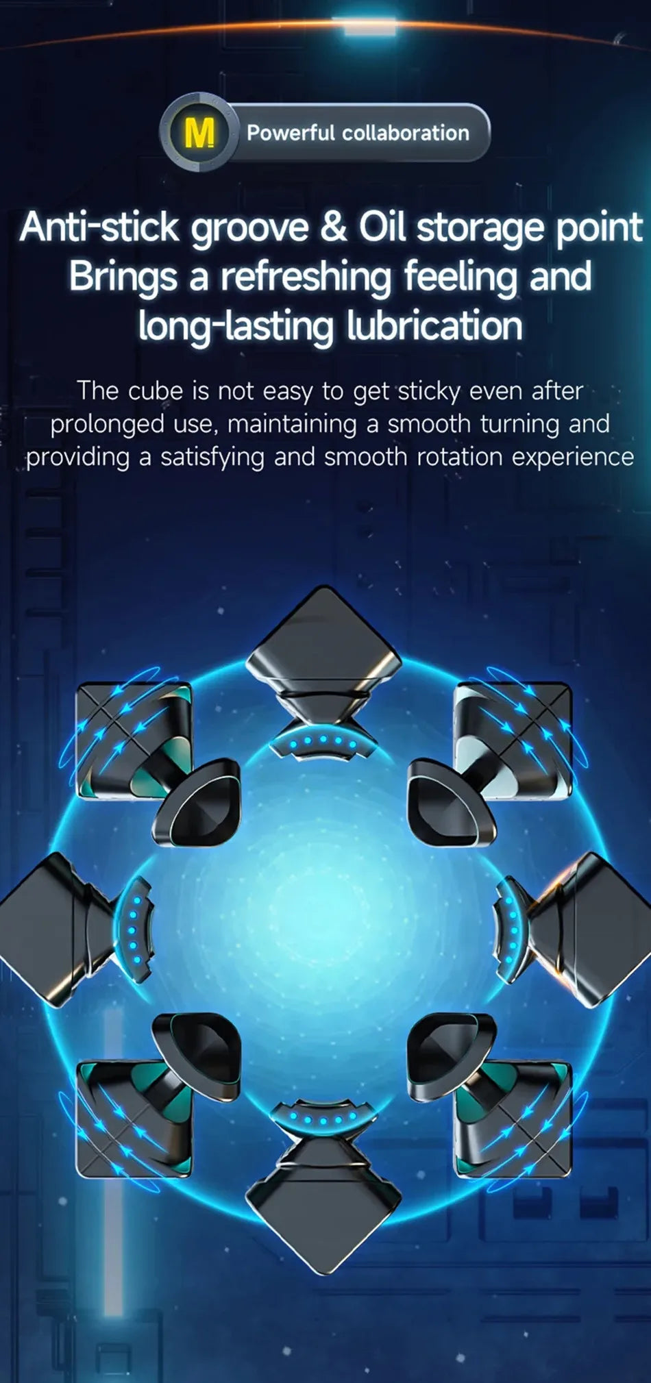 QiYi M Pro Series 2x2 3x3 4x4 Pyramid Magnetic Magic Cube Professional Speed Cubes Education Puzzle  Cubo Magico Toys Gifts