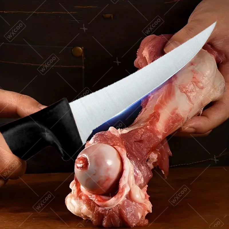 WXCOO Boning Knife Professional Steak Knife Japanese Chef Cooking Knives Meat Cleaver Slicing Fish Fillet Cutting Sushi Knife